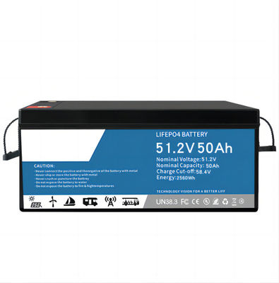 Bluetooth를 가진 방수 LifeP04 리튬 전지 SLA 보충 51.2V 50AH