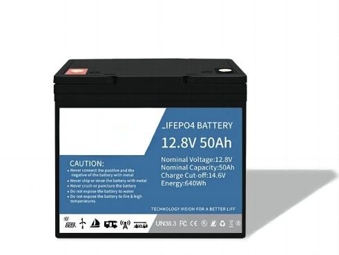 바다 힘을 위한 Bluetooth를 가진 방수 LifeP04 리튬 전지 12.8V 50AH