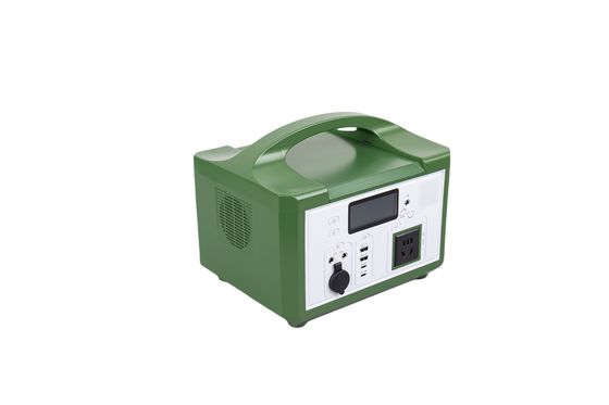 빠른 충전 MPPT 태양 전지 600W 전력 녹색 플라스틱 케이스 태양 전지 야외 백업 시스템