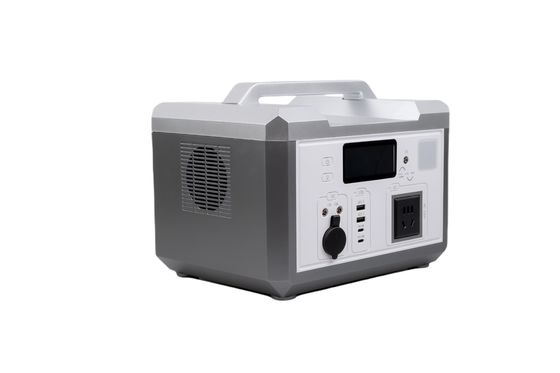 실버 셸 울트라 출력 전력 600W EU 어댑터 충전 전력 뱅크 LCD 디스플레이 화면 야외 RV 캠핑