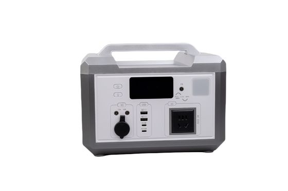 실버 셸 울트라 출력 전력 600W EU 어댑터 충전 전력 뱅크 LCD 디스플레이 화면 야외 RV 캠핑