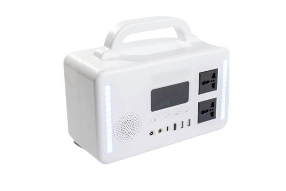 300 와트 소형 태양광 발전소 220V AC 출력 재충전 가능한 라이프PO4 배터리 야외 캠핑용