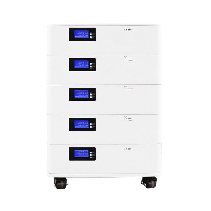 블루투스 3단계 태양광 인버터 건조 접촉 LifePO4 배터리 팩 5KWH 10KWH 태양 에너지 저장 시스템