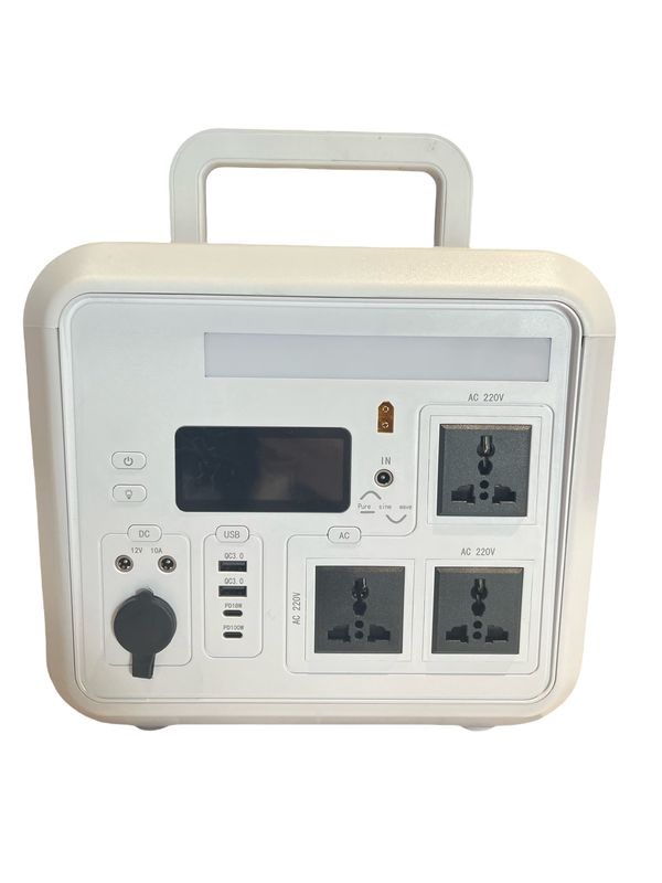 메모리 효과 없음 1500W 출력 전력 모두 한 태양 시스템 휴대용 AC 발전소 LED 조명 RV 캠핑